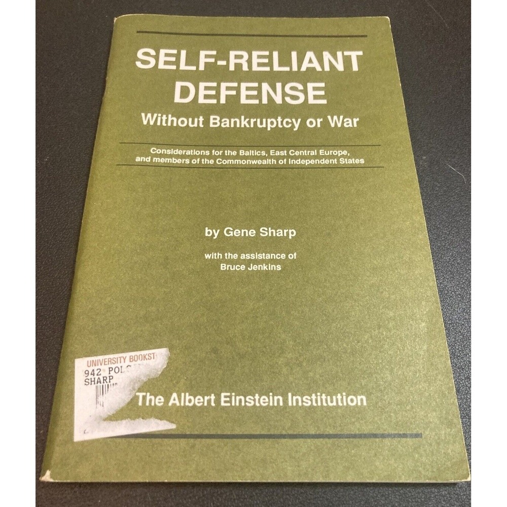 Self-Reliant Defense Without War Policy Einstein Inst Vtg Political Science Text